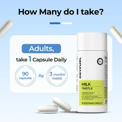 WENUTRI™ Milk Thistle Liver Detox & Colon Cleanse